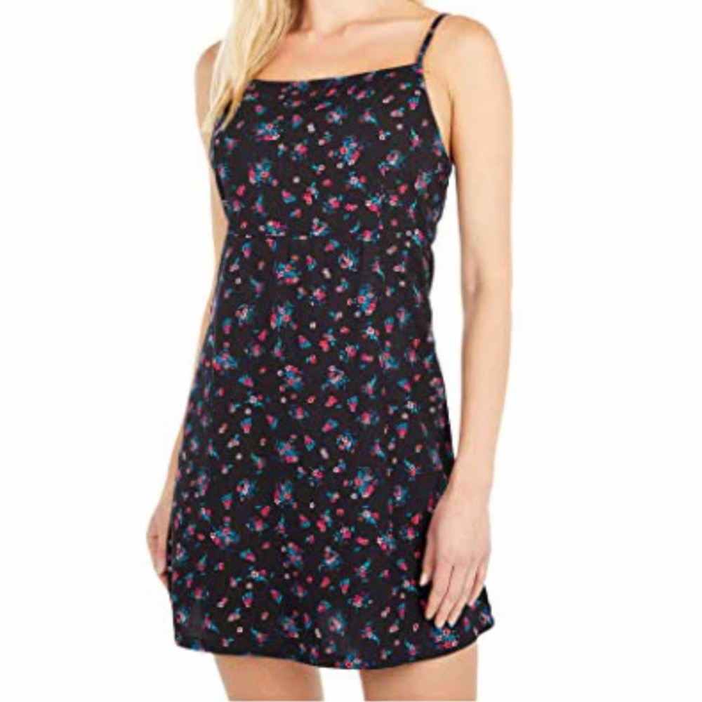 Vans Mandi Cami Black Floral Dress
